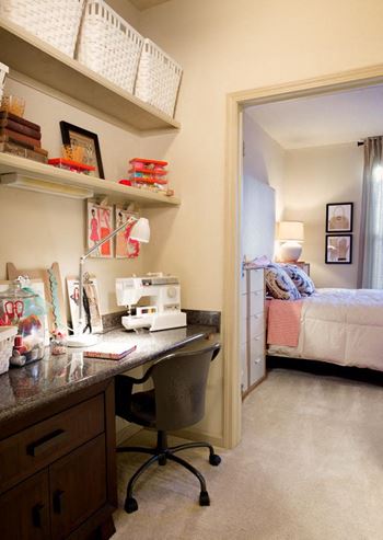 Built-in office nook